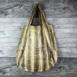 Beirn Snakeskin Tote Bag Leather *FLAW
